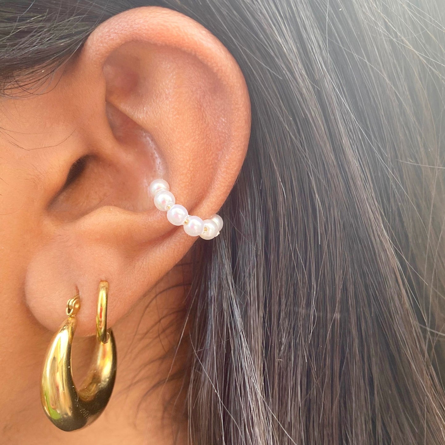 Cheri Gold Hoop