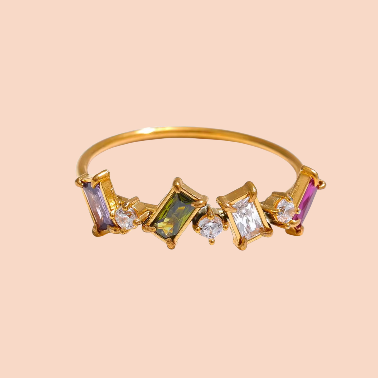 Emi Multi Stone Ring