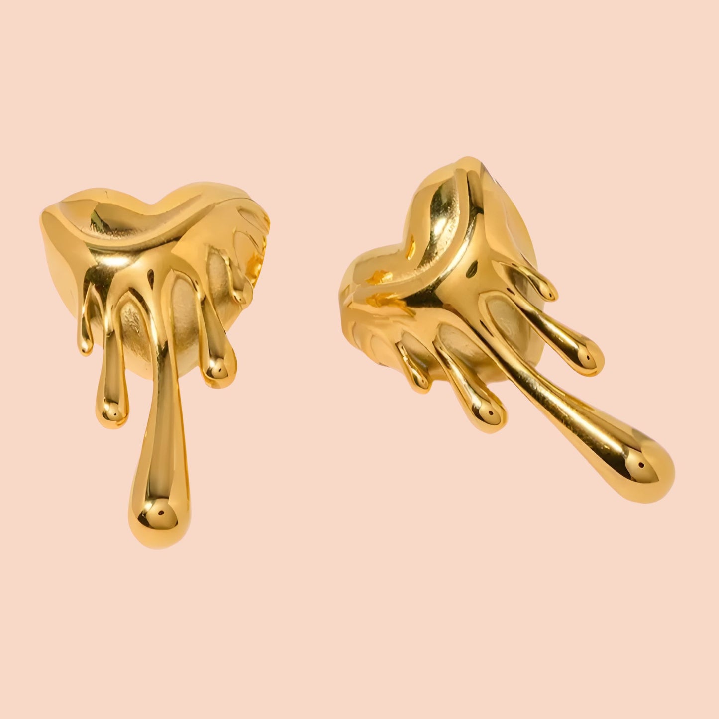 Hayley Gold Drip Earring