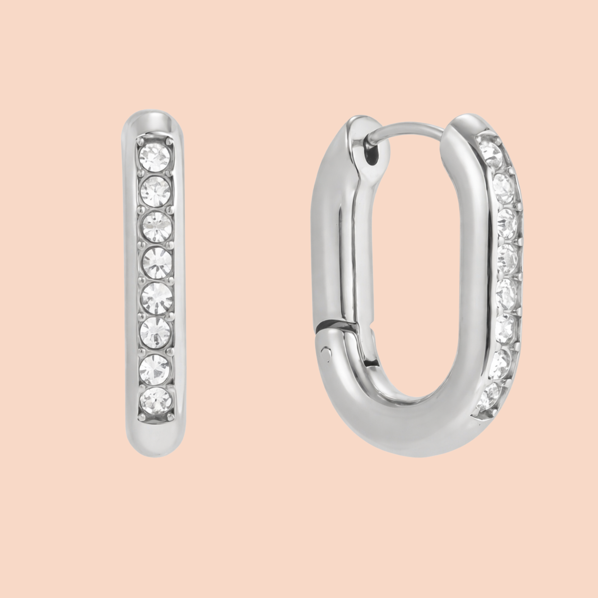 Noah Silver Hoop