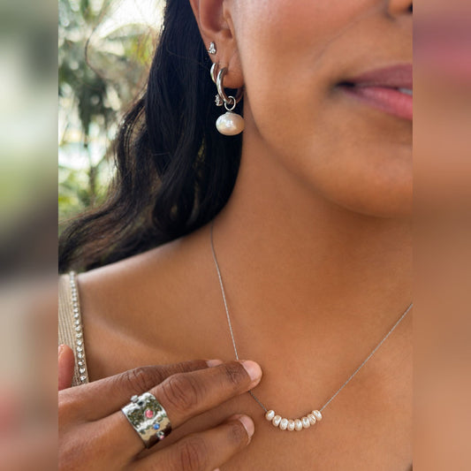 Asha Silver Studs