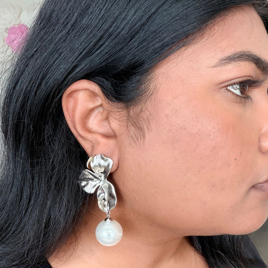 Wyn Silver Drop Earring