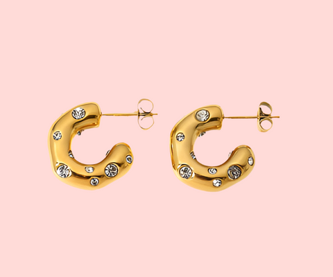 Rani Gold Hoop Earring