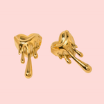 Hayley Gold Drip Earring