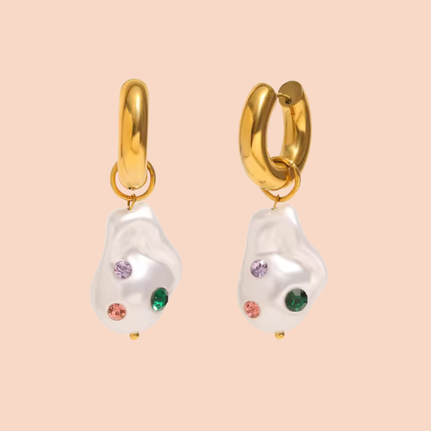 Ria Faux Pearl Drop Earring
