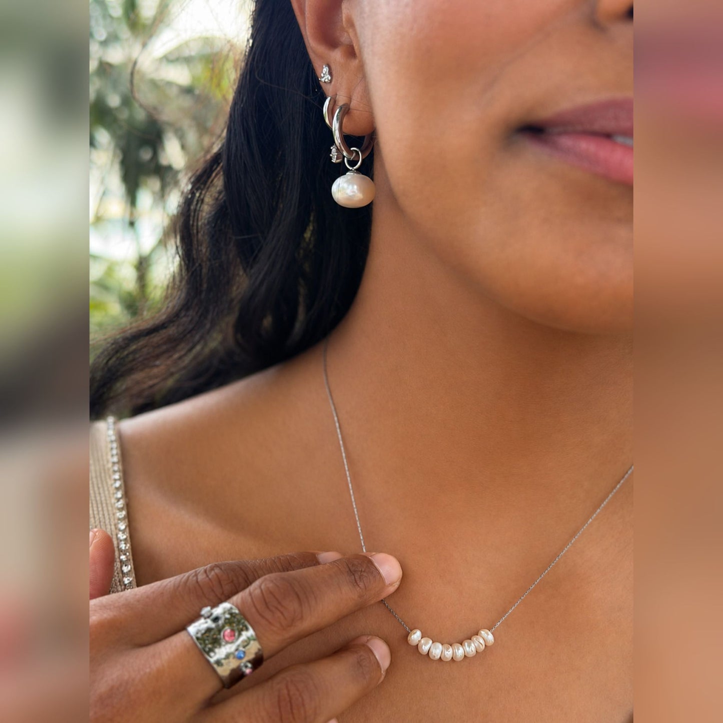 Asha Silver Studs