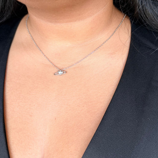 Tharu Silver Necklace