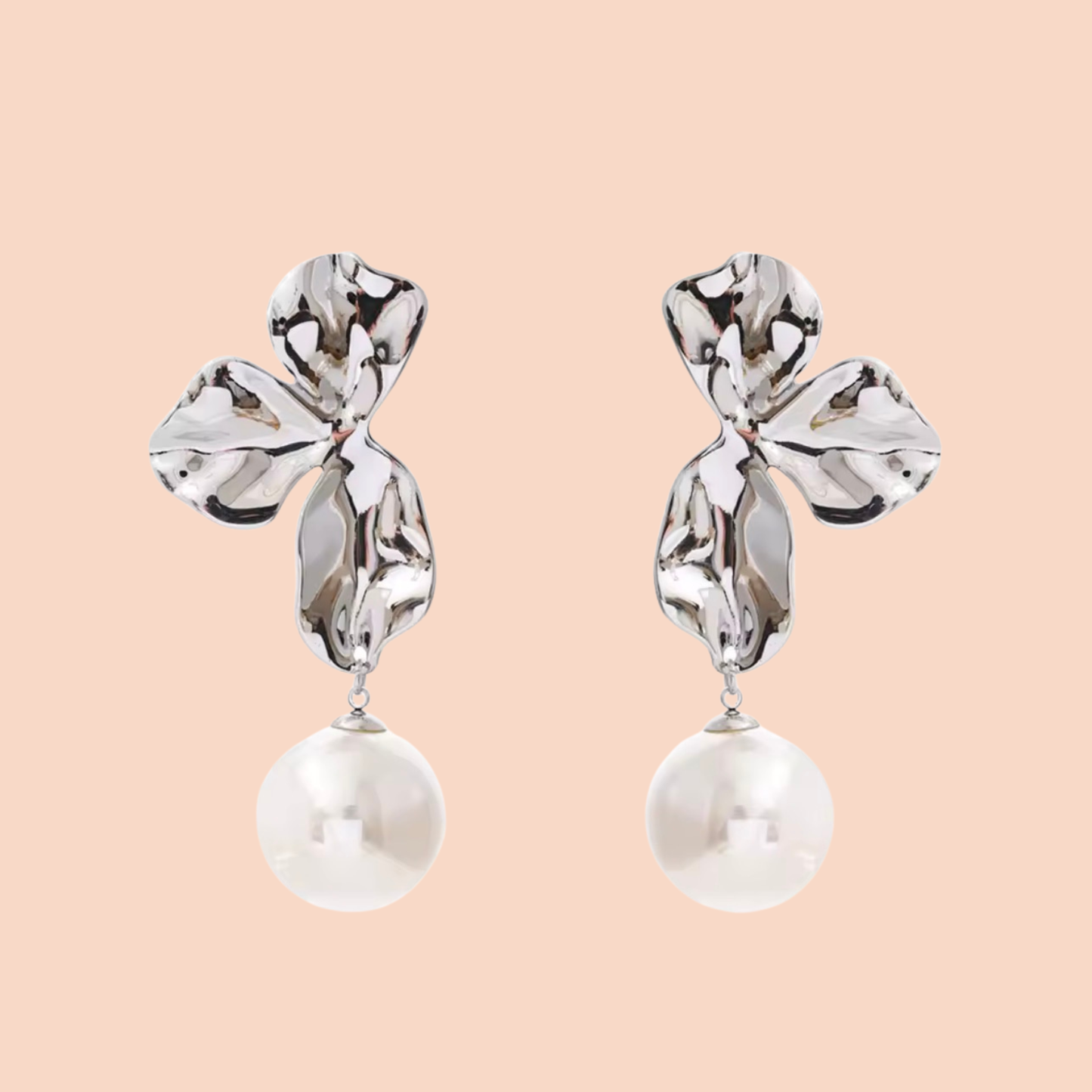 Wyn Silver Drop Earring