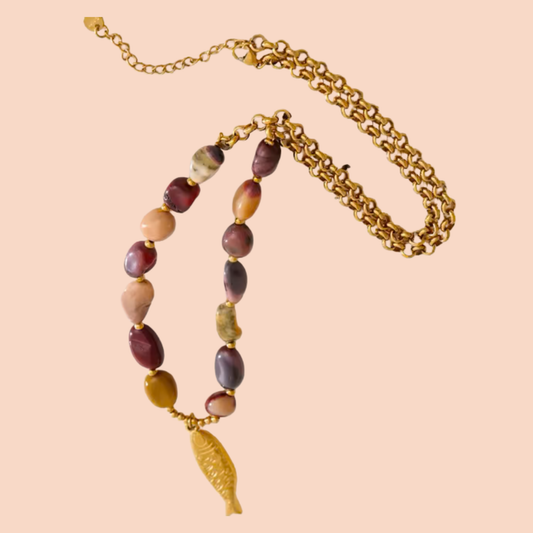 Zander Beaded Necklace