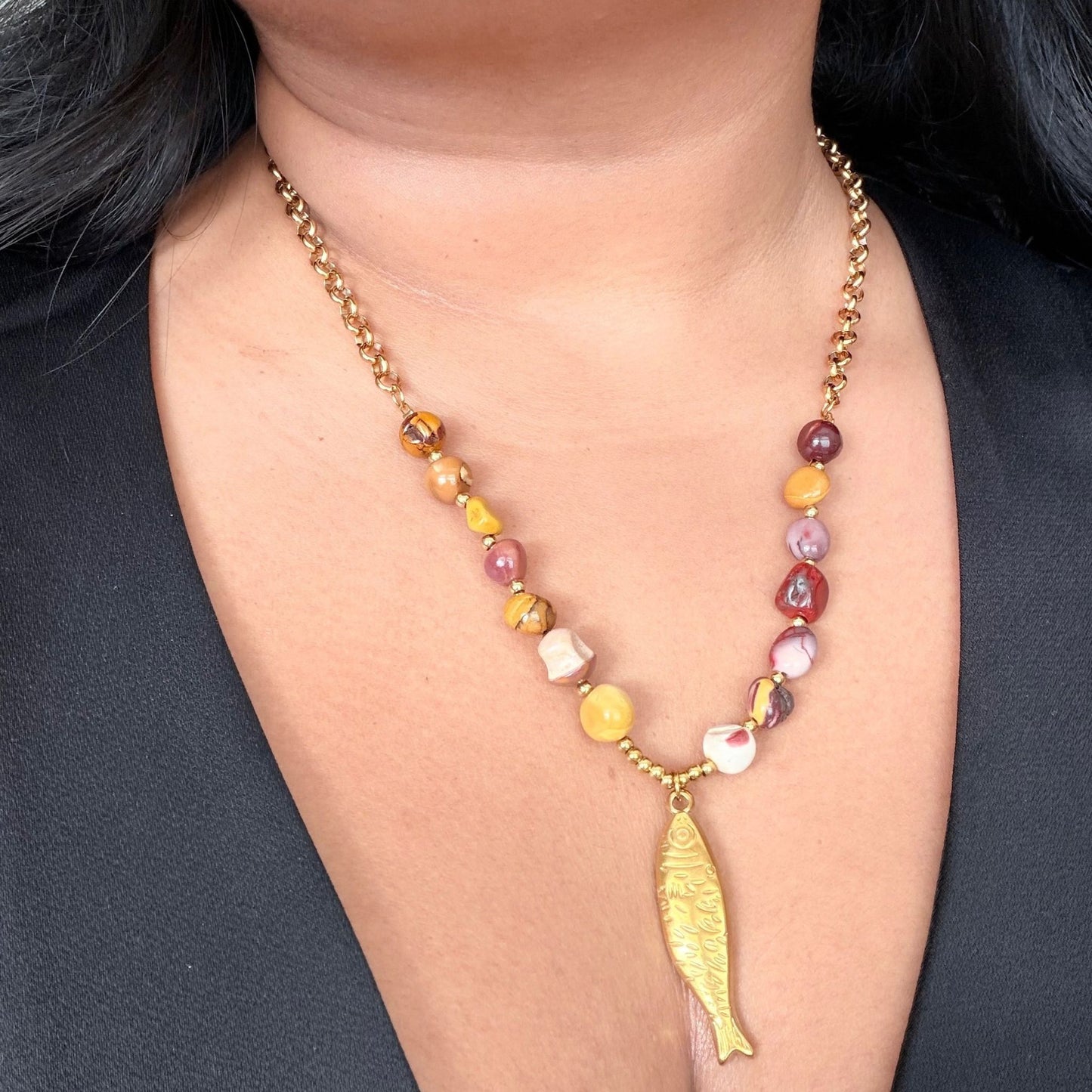 Zander Beaded Necklace